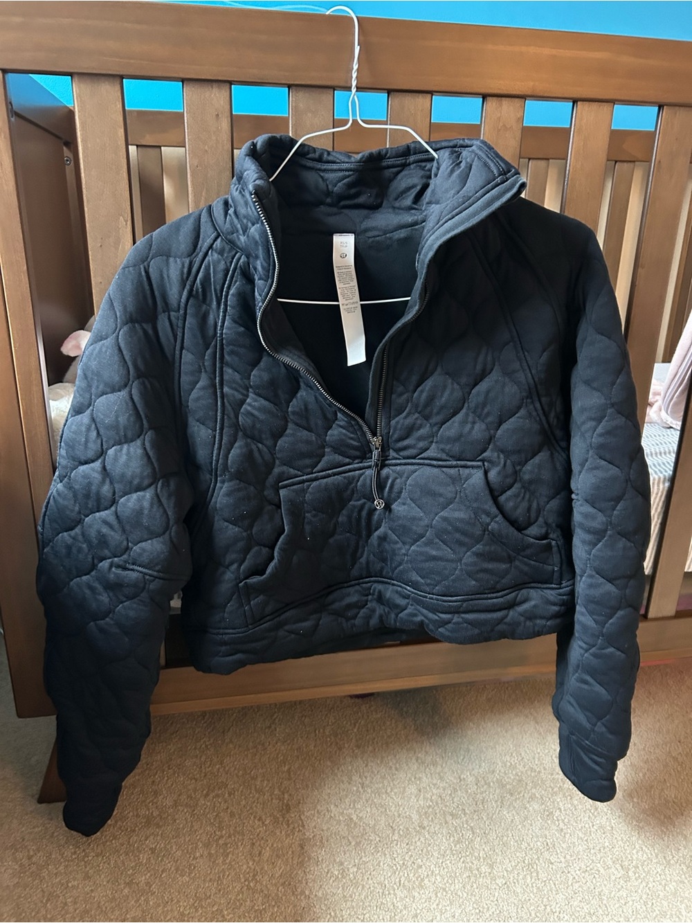 lululemon athletica Quilted Half-Zip Pullover Jacket - Black
